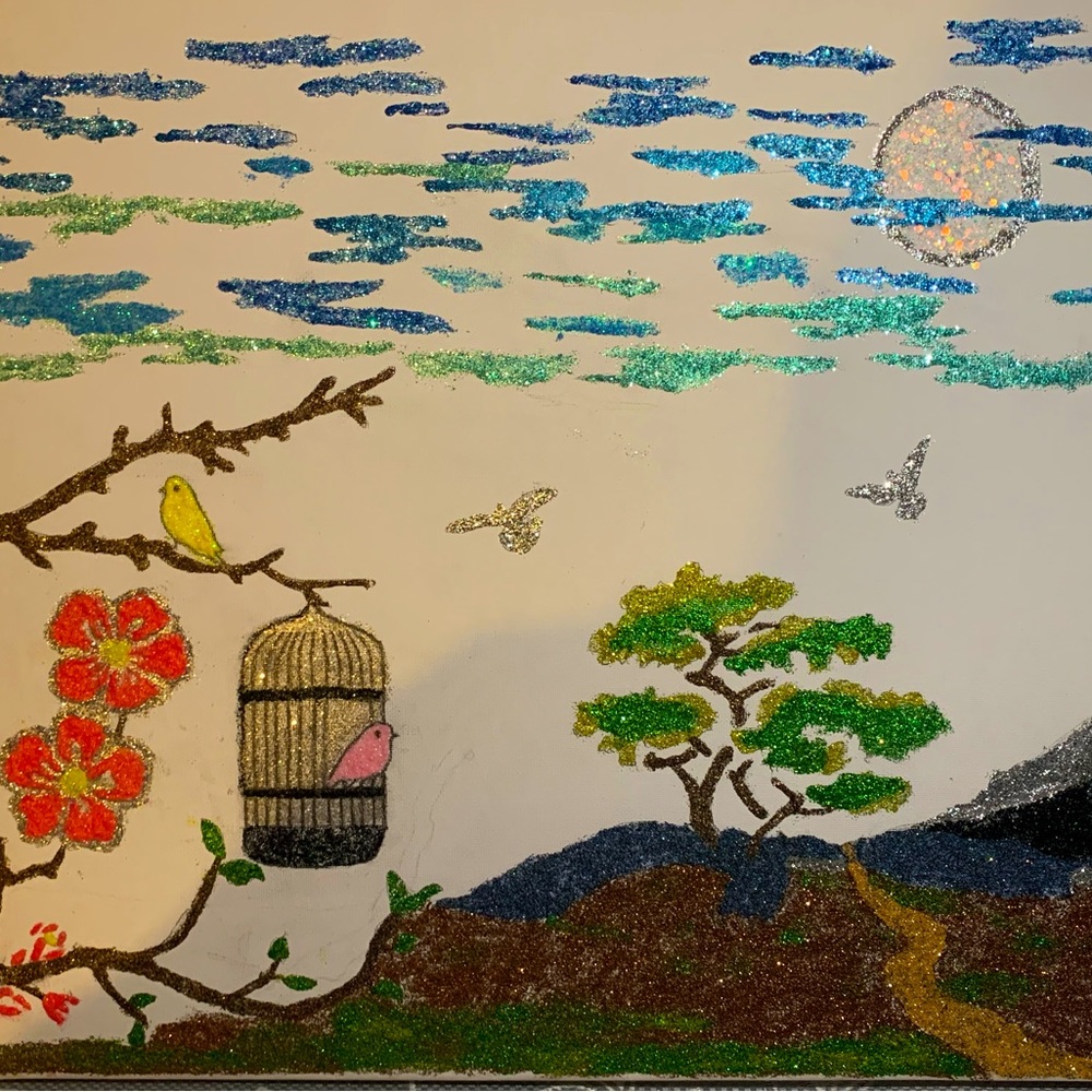 Glitter art
